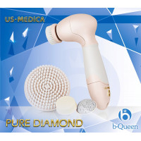 Прибор для ухода за кожей лица и тела US Medica Pure Diamond AF (розовый)
