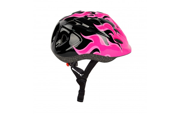 Шлем детский RGX с регулировкой размера 50-57 Flame черный\розовый 600_380