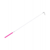 Палочка с карабином Chante Barre для ленты, 50 см, белый\розовый