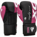 Перчатки тренировочные RDX BGR-F4P-10oz розовый\черный 75_75