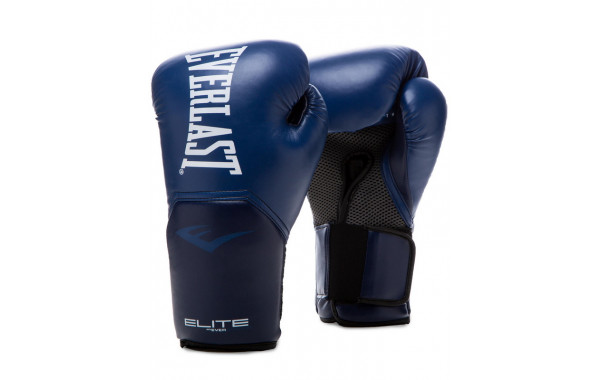 Боксерские перчатки тренировочные Everlast Elite ProStyle 8oz т.син. P00002329 600_380