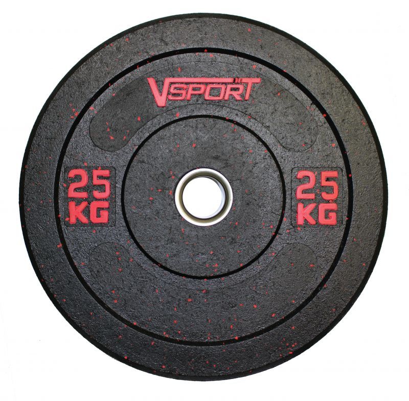 Диск бамперный V-Sport черный 25 кг FTX-1037-25 800_785