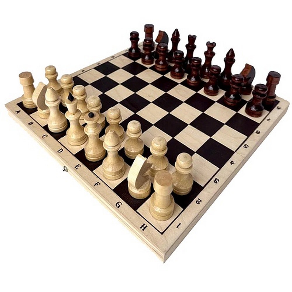 Шахматы обиходные лакированные с доской 29x14,5x3,8 1000_1000