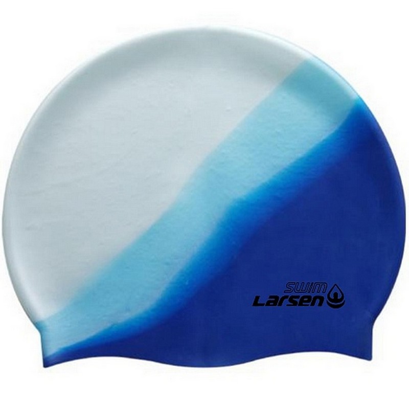 Шапочка плавательная Larsen MC30 разноцветный 800_800