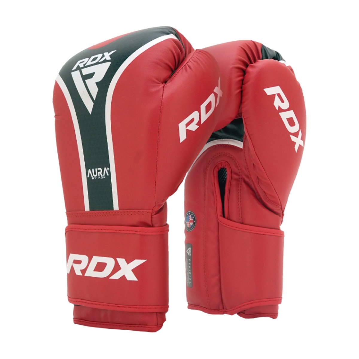Перчатки RDX Aura Plus T-17 BGR-T17RB-14OZ+ красный\черный 1200_1200
