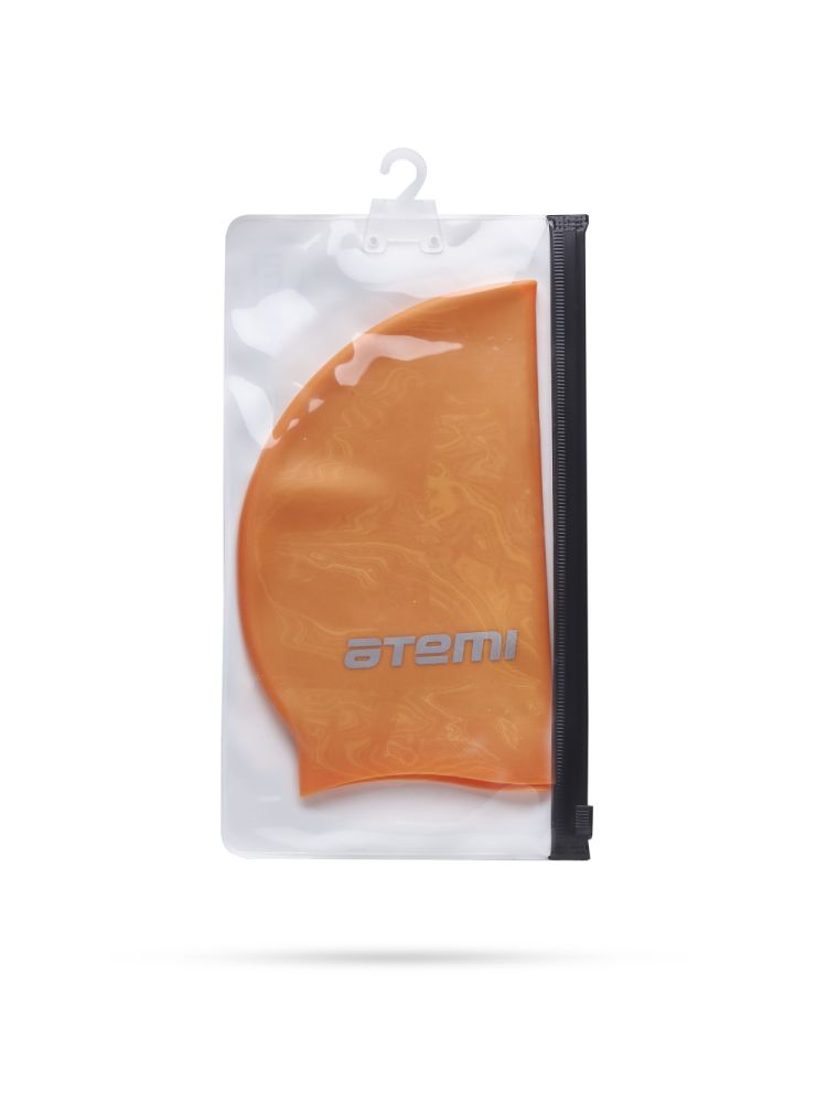 Шапочка для плавания детская Atemi TC304, оранжевый 750_1000
