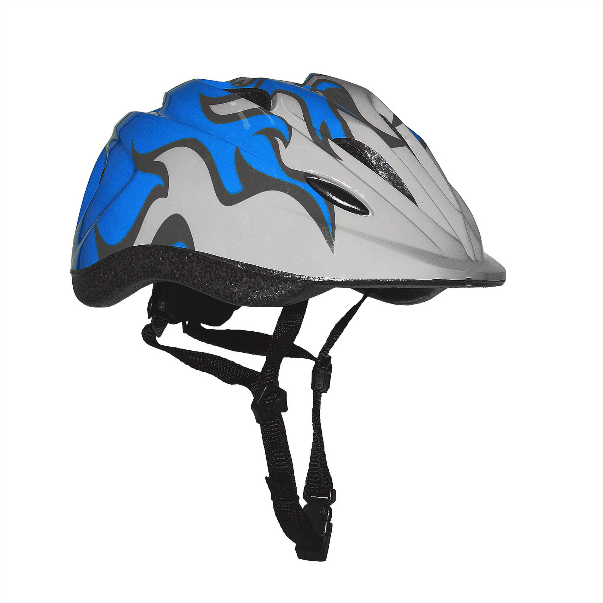 Шлем детский RGX с регулировкой размера 50-57 Flame синий\белый 2000_2000