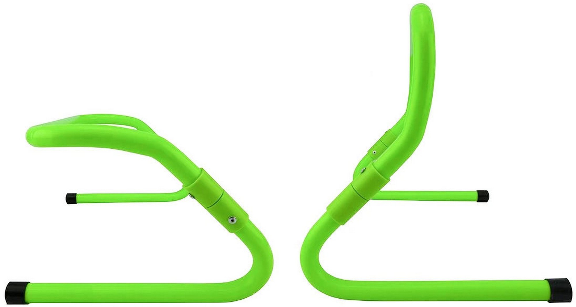 Барьеры тренировочные Sportex набор из 5 штук в сумке, 15-30см E33553-ST зеленый Neon 2000_1066