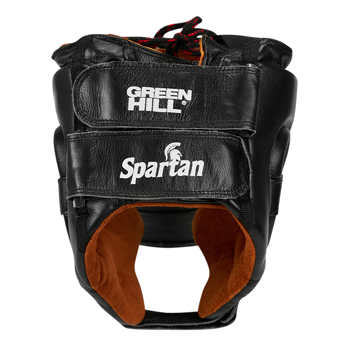 Боксерский шлем Green Hill Spartan HGS-9029, черный 700_700