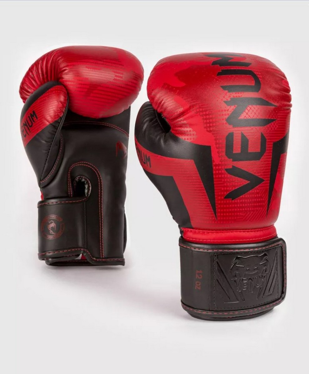 Перчатки Venum Elite 1392-499-10oz красный\камуфляж 991_1200