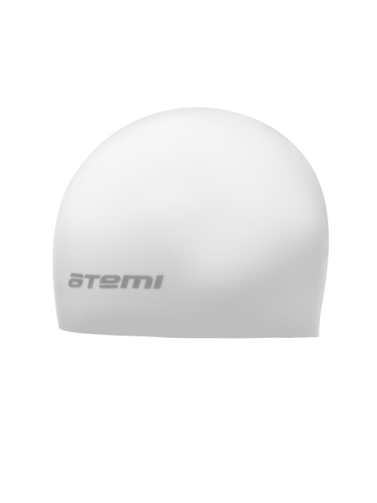 Шапочка для плавания Atemi SC108 силикон, белый 750_1000