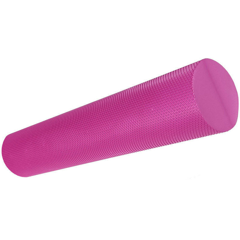 Ролик для йоги Sportex полумягкий Профи 60x15cm (розовый) (ЭВА) B33085-4 800_800