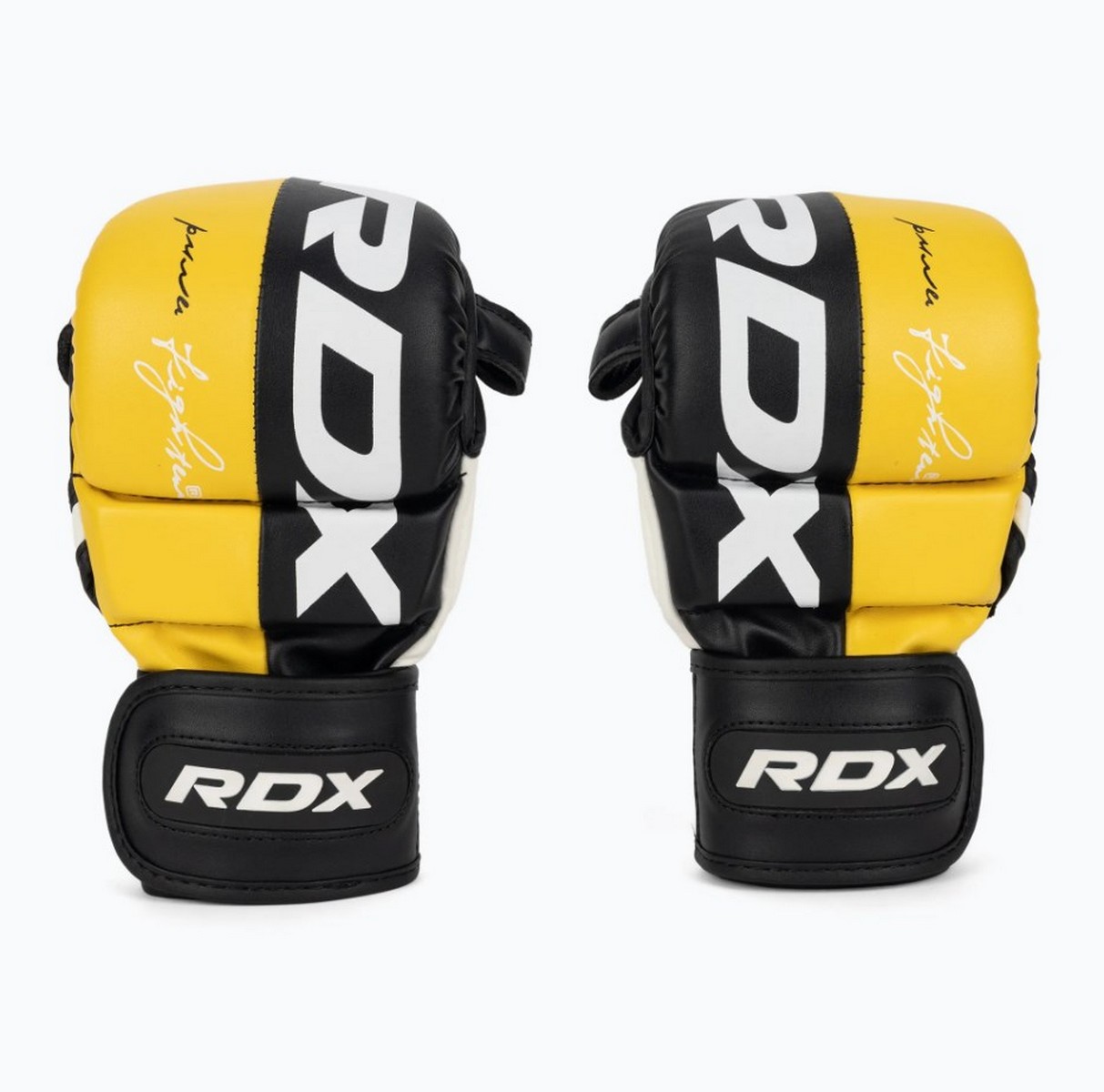 Перчатки тренировочные RDX Grappling T6 Plus GGR-T6Y+ желтый 1213_1200