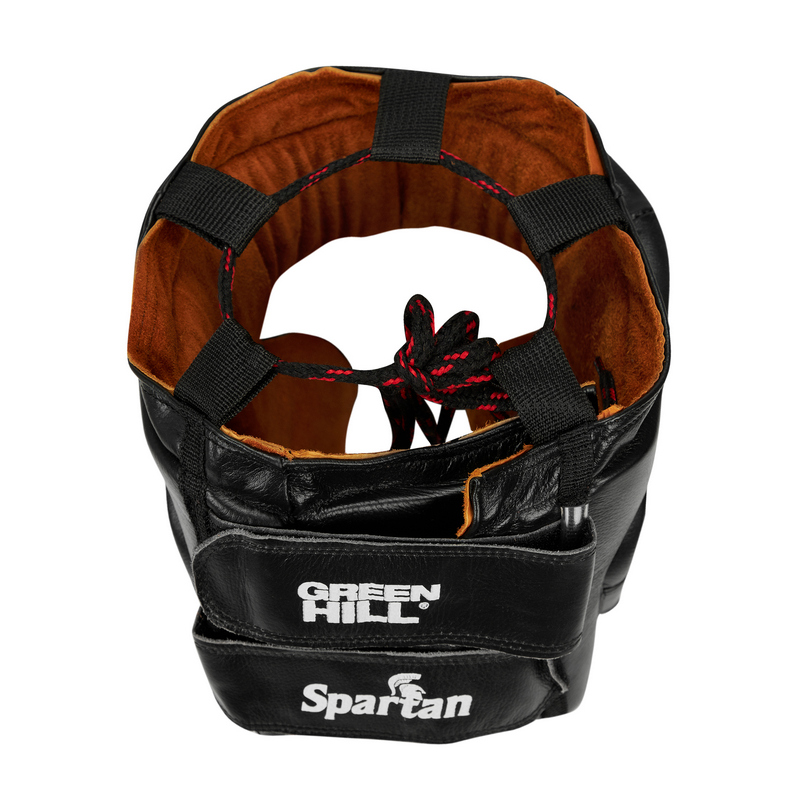 Боксерский шлем Green Hill Spartan HGS-9029, черный 800_800