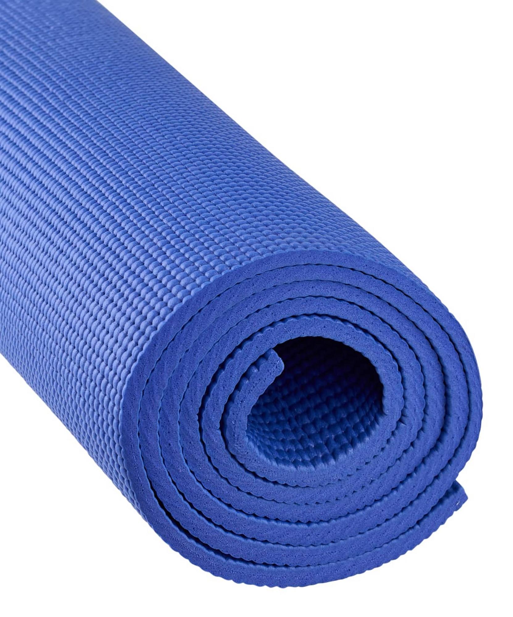 Коврик для йоги и фитнеса 183x61x0,8см Star Fit PVC FM-101 темно-синий 1663_2000