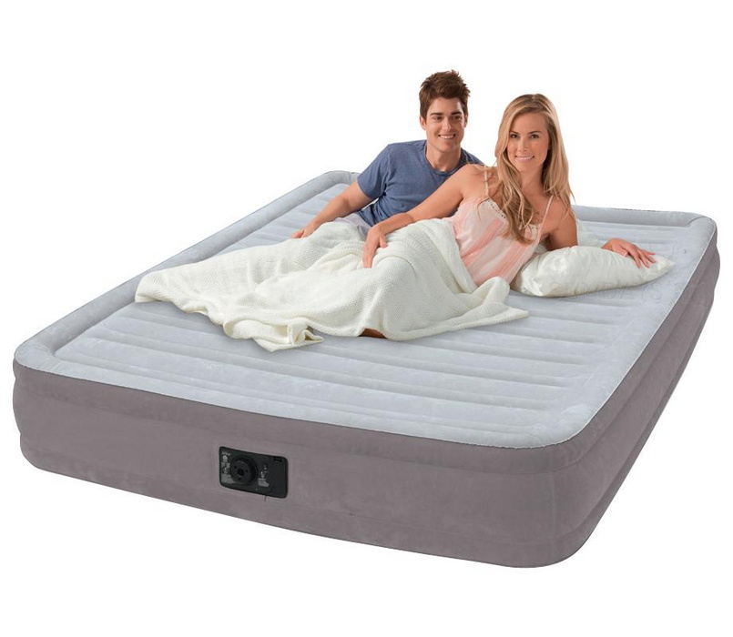 Надувная кровать Intex Comfort-Plush 152х203х33см, встроенный насос 67770 805_700