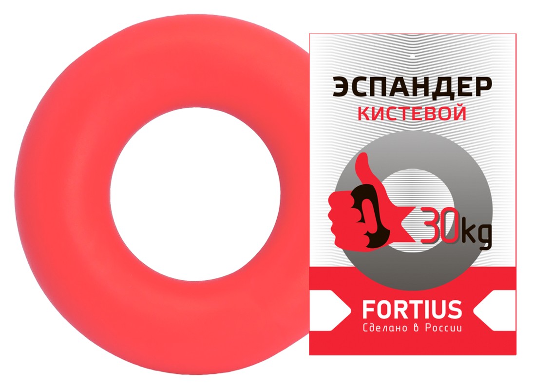 Эспандер-кольцо Fortius 30 кг H180701-30LR красный 1094_800