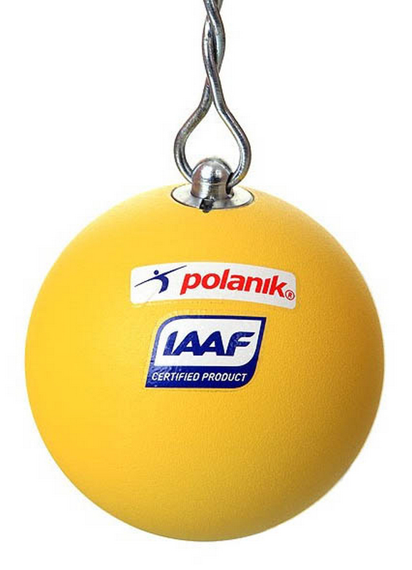 Молот соревновательный стальной 4 кг, диам. 95 мм. Polanik IAAF PM-4/95 578_800