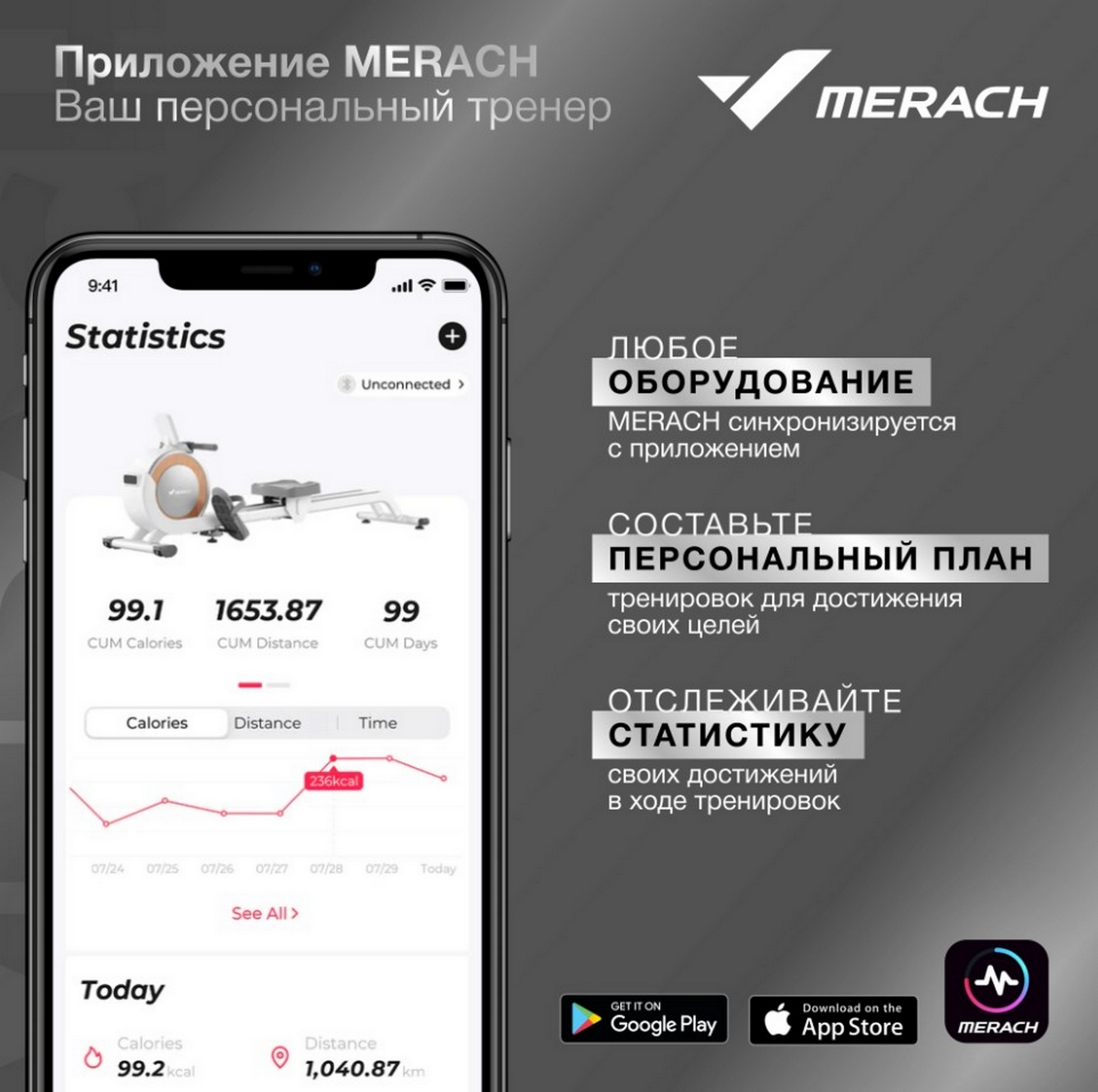 Эллиптический тренажер домашний MERACH K60 2000_1990