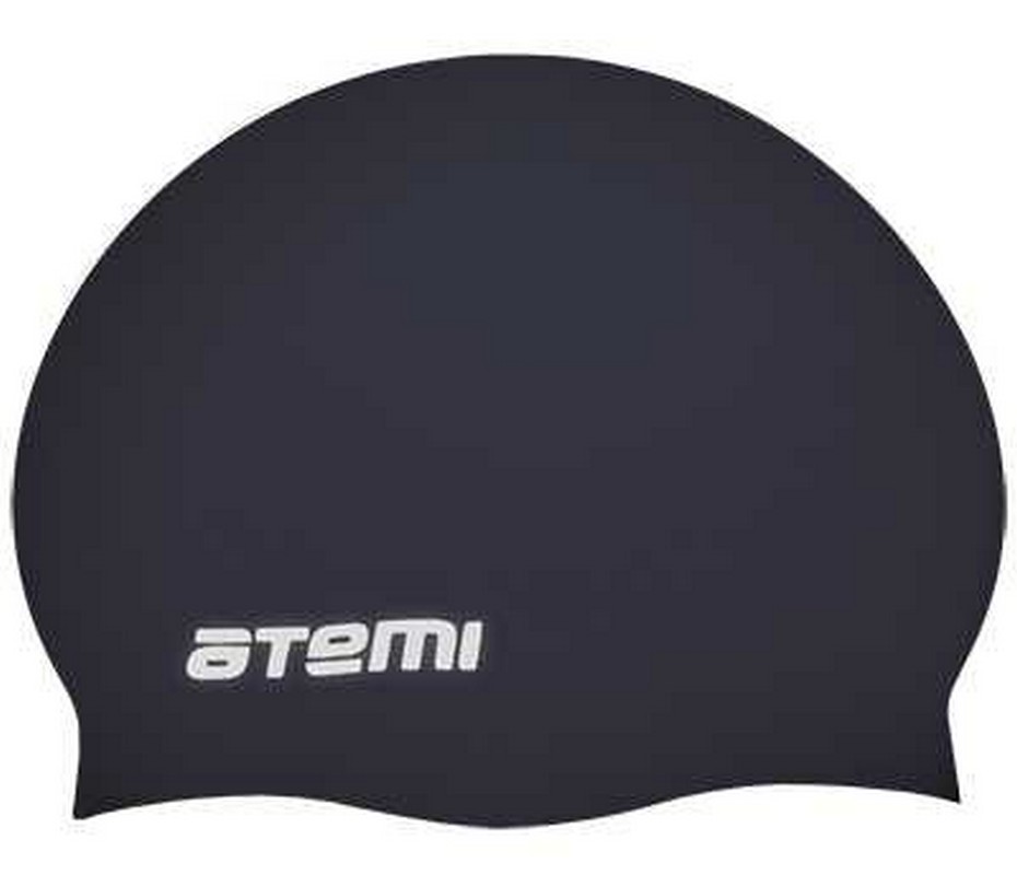 Шапочка для плавания Atemi TC401 тонкий силикон, черный 930_800