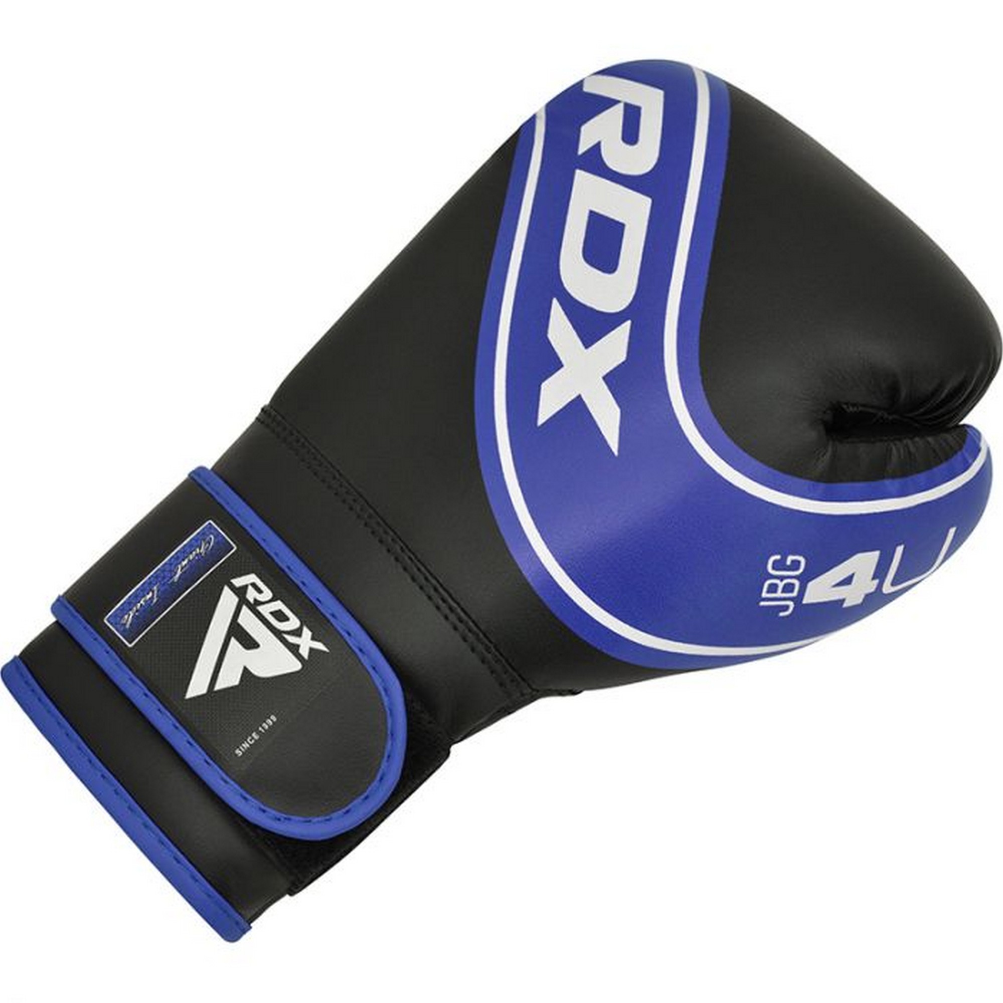 Перчатки детские RDX JBG-4U-4oz синий\черный 2000_2000