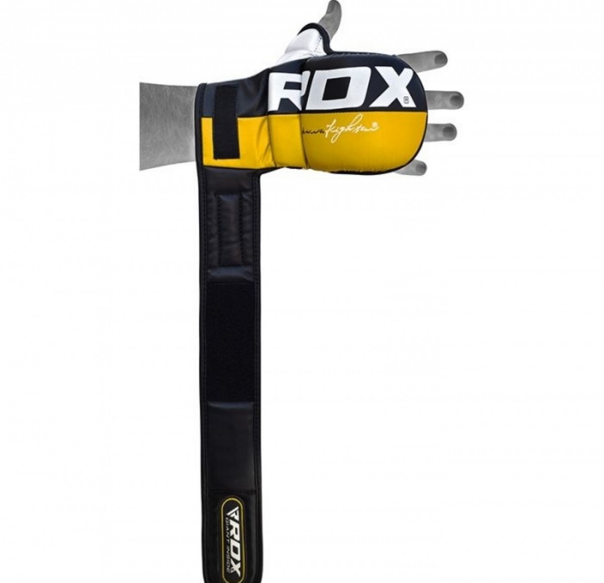 Перчатки тренировочные RDX Grappling T6 Plus GGR-T6Y+ желтый 1244_1200