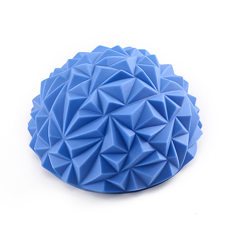 Полусфера массажная круглая надувная Sportex C33512-1 (синяя) (ПВХ) d-16,5см 800_800