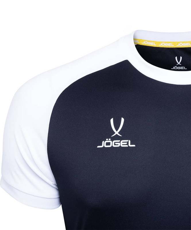 Футболка футбольная Jogel JFT-1021-061-K, черный/белый, детская 665_800