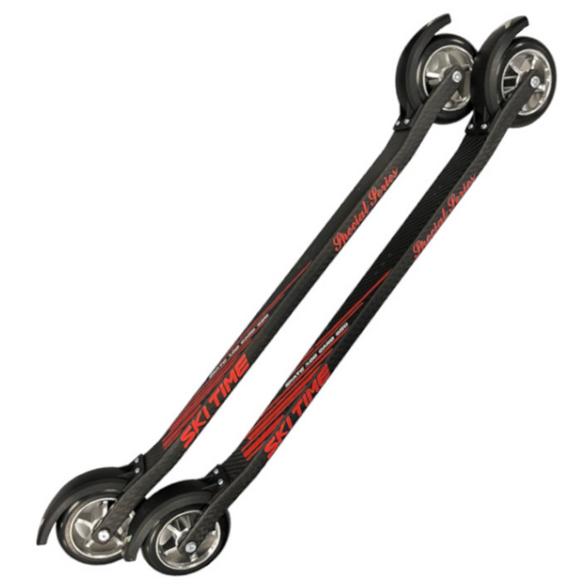 Лыжероллеры Ski Time Коньковые Skiroll Skate Carbon (650/N3/100х24) 22379 черный 2000_2000