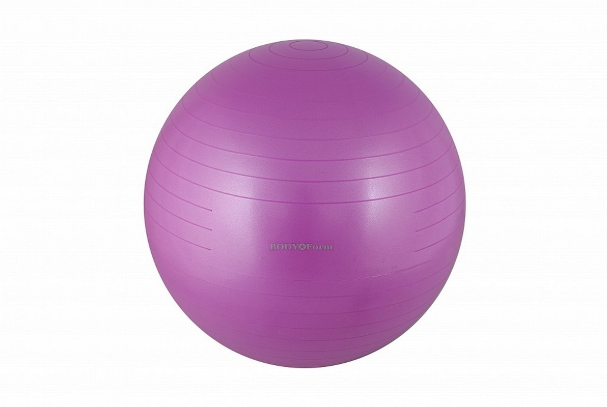 Мяч гимнастический Body Form BF-GB01AB (22") 55 см антивзрыв пурпурный 1192_800