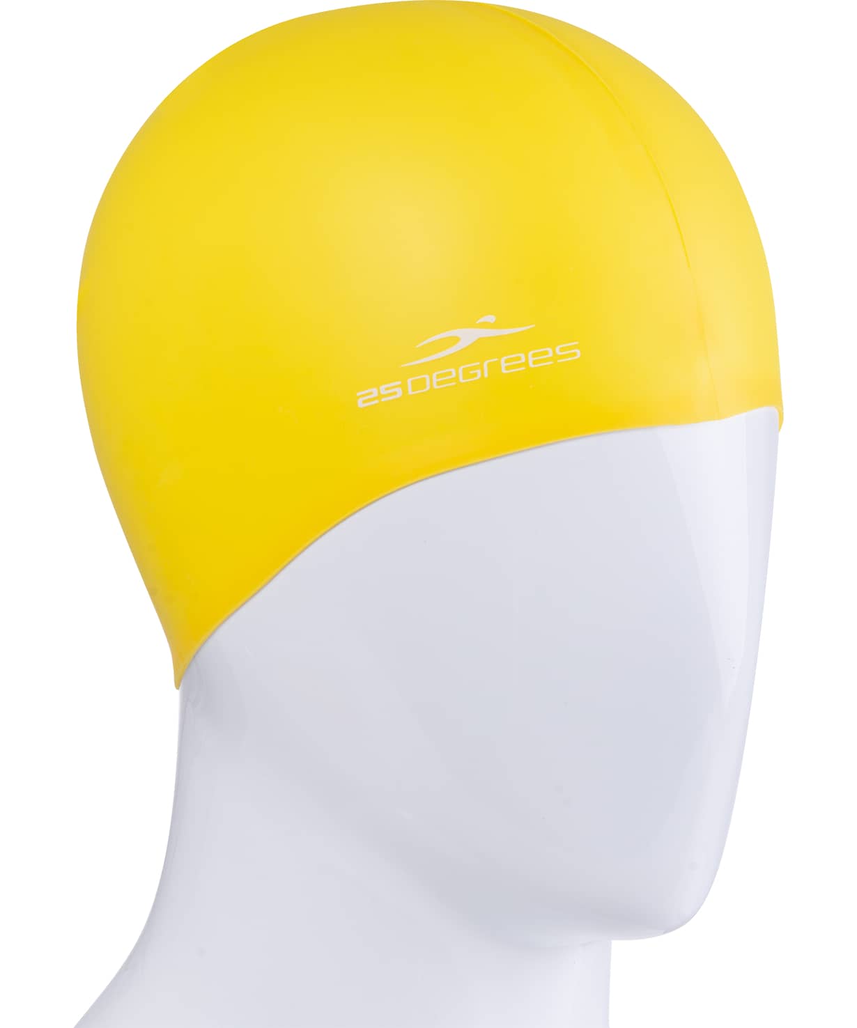 Шапочка для плавания 25DEGREES Nuance Yellow, силикон, детский 1230_1476