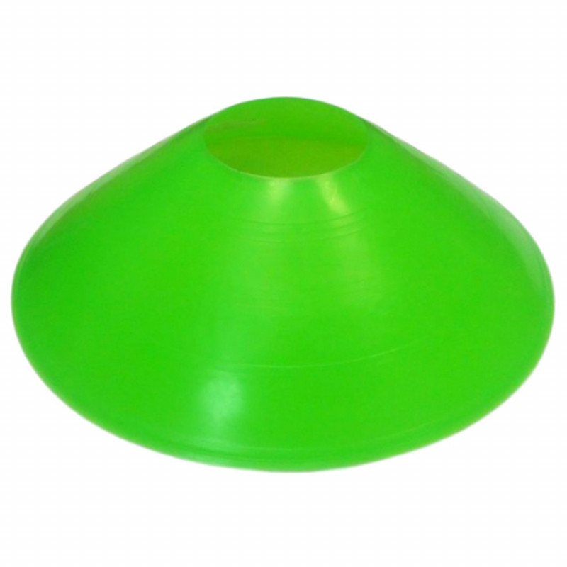Конус фишка разметочный Sportex KRF-5 размер h-5см (зеленый), пластиковый 800_800