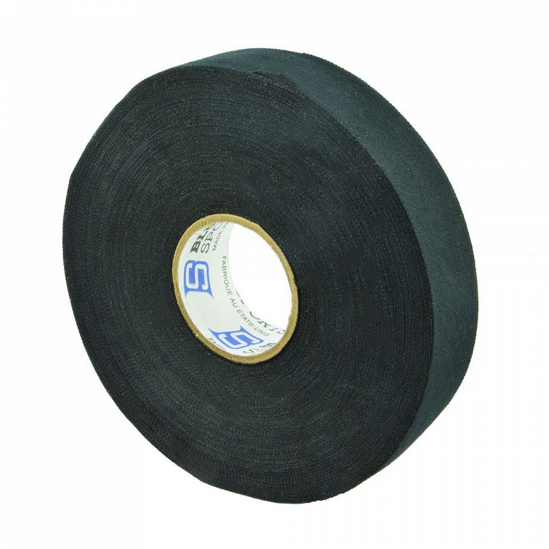 Лента хоккейная Blue Sport Tape Coton Black 603308 черный 800_800