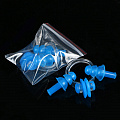 Набор для плавания в zip-lock, беруши и зажим для носа (синий) Sportex E36868-1 120_120