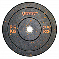 Диск бамперный V-Sport черный 2,5 кг FTX-1037-2.5 120_120