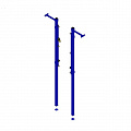 Стойки волейбольные универсальные пристенные с системой натяжения (цвет синий) Dinamika ZSO-004270 120_120