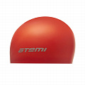Шапочка для плавания Atemi силикон, красная, SC309 120_120