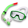 Набор для плавания детский Sportex маска+трубка (ПВХ) E41227 зеленый 120_120