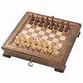 Шахматы резные Haleyan Квадро в ларце с ящиками 50 kh161 120_120