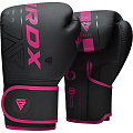 Перчатки тренировочные RDX F6 BGR-F6MP-8OZ розовый 120_120