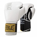 Боксерские перчатки Everlast 1910 Classic 12oz белый P00001705 120_120