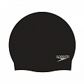 Шапочка для плавания Speedo Plain Molded Silicone Cap 8-709849097, черный 120_120