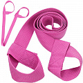 Ремень-стяжка универсальная для йога ковриков и валиков Sportex B31604 (розовый) 120_120