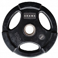 Диск олимпийский обрезиненный D 51 10 кг Grome Fitness WP074 черный 120_120