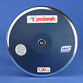 Диск соревновательный пластиковый 1 кг Polanik CPD11-1 Сертификат IAAF № I-11-0493 120_120