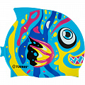 Шапочка для плавания детская Torres Junior, силикон SW-12206AF голубой 120_120