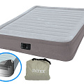 Надувная кровать Intex Comfort-Plush 152х203х33см, встроенный насос 67770 120_120