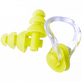 Набор для плавания в боксе, беруши и зажим для носа (желтый) Sportex E36867-4 120_120