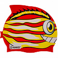 Шапочка для плавания детская Torres Junior, силикон SW-12206RD красный 120_120