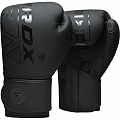 Перчатки тренировочные RDX BGR-F6MB-8OZ черный матовый 120_120